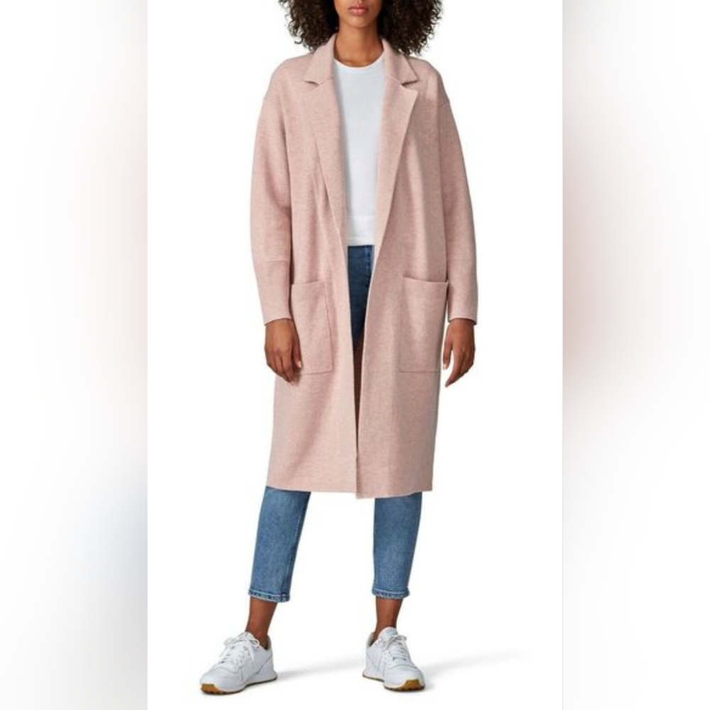 J Crews Ella Open Front Long Sweater Blazer